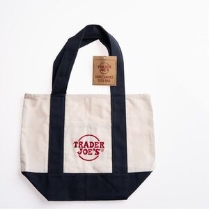 Trader Joe's Mini Canvas Tote Bag